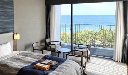 Katil atau katil-katil dalam bilik di REX HOTEL Beppu