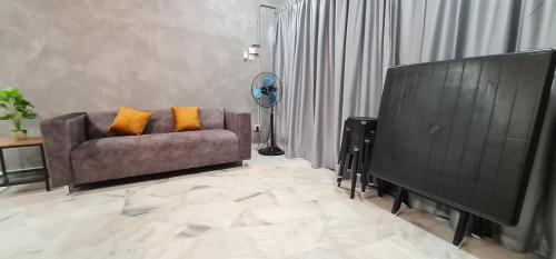 TV a/nebo společenská místnost v ubytování 1-5pax, GFloor cozy staycation chill place