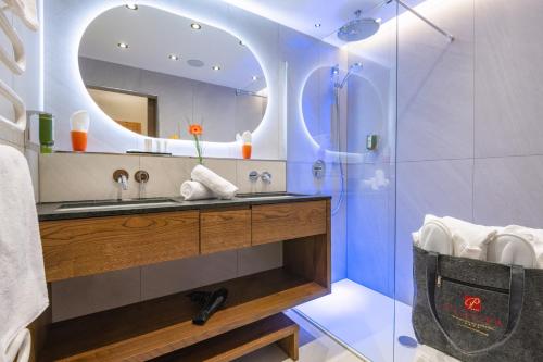 Koupelna v ubytování Hotel Platzer Superior