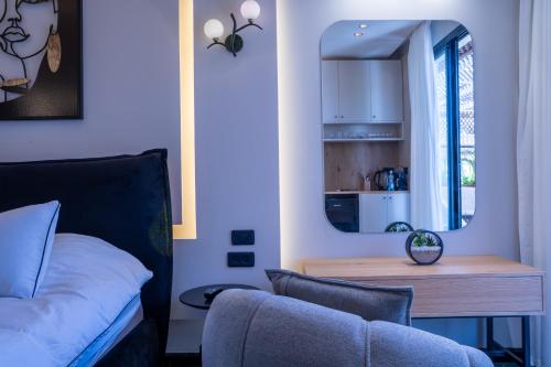 Χώρος καθιστικού στο South Star Suites