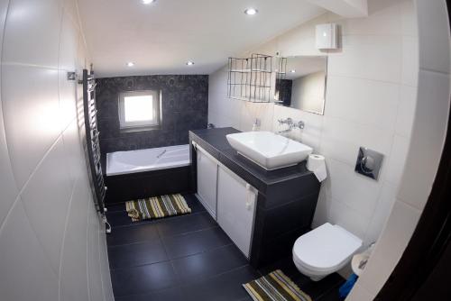 Η κουζίνα ή μικρή κουζίνα στο Apartament - Bystra