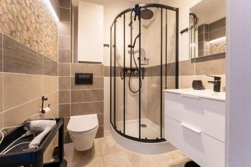 Ванная комната в Apartament Strefa Centrum - z prywatnym parkingiem - Space Apart