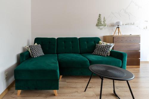 Гостиная зона в Apartament Strefa Centrum - z prywatnym parkingiem - Space Apart