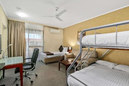 Ένα ή περισσότερα κρεβάτια σε δωμάτιο στο Comfort Inn Whyalla