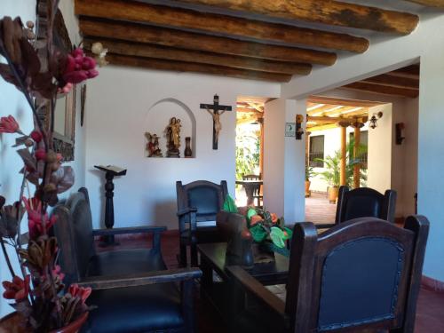 Χώρος καθιστικού στο Los recuerdos de Carmen