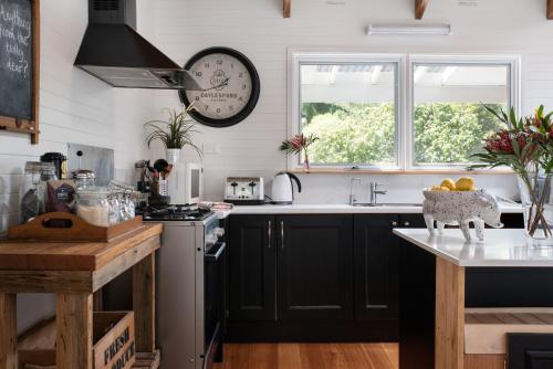 Una cocina o cocineta en Langfields