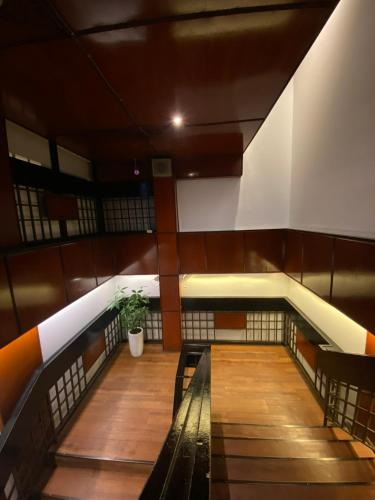a view from the second floor of a building at CU Boutique Hotel in Kota Kinabalu