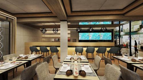 Un restaurante u otro lugar para comer en Hanami Design Hotel