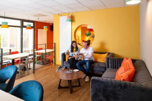 Χώρος καθιστικού στο Adagio Access Lyon Centre Université
