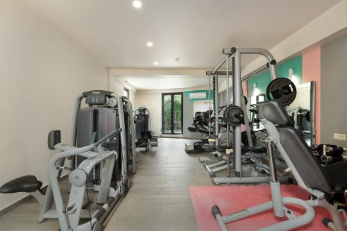 Fitness centrum a/nebo fitness zařízení v ubytování Magnika Resort