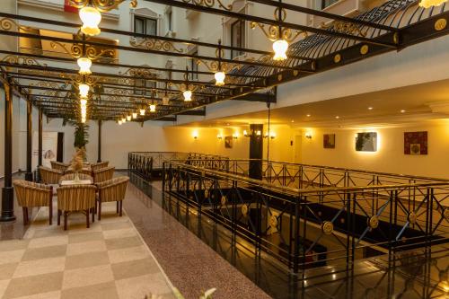 Χώρος καθιστικού στο Afyon MCG Marble Hotel