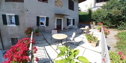 Zahrada ubytování Casa Floriani Fiavè-Comano Terme green