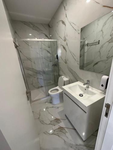 Phòng tắm tại Casa da Poça 2 - Guest House
