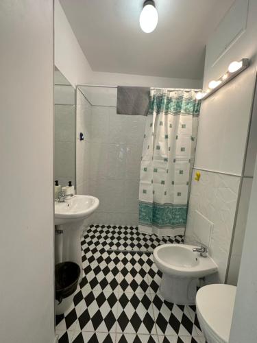 Et badeværelse på green apartment 70