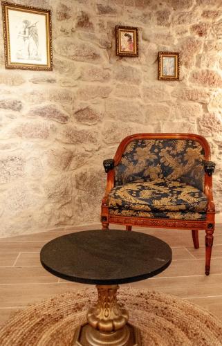 Istumisnurk majutusasutuses Casa D'Mina