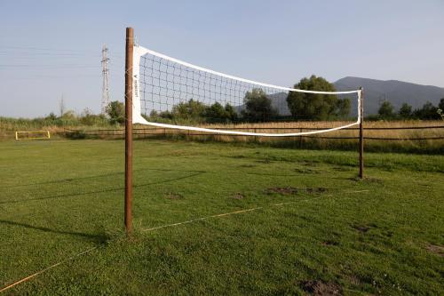 a net on a field with a soccer ball at Thermal Hotel Seven Seasons in Banya