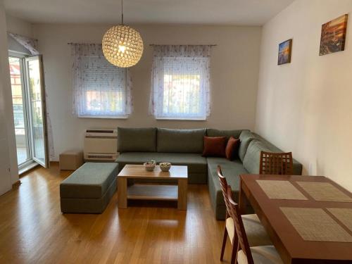 Χώρος καθιστικού στο Apartment Lux