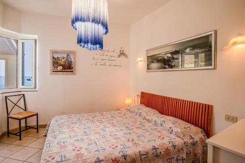 Ένα ή περισσότερα κρεβάτια σε δωμάτιο στο Casa Stecchi