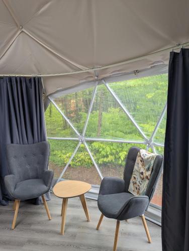 Гостиная зона в Fundy Spray Campground