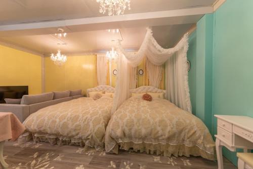 Ένα ή περισσότερα κρεβάτια σε δωμάτιο στο SakurA - Vacation STAY 18991v