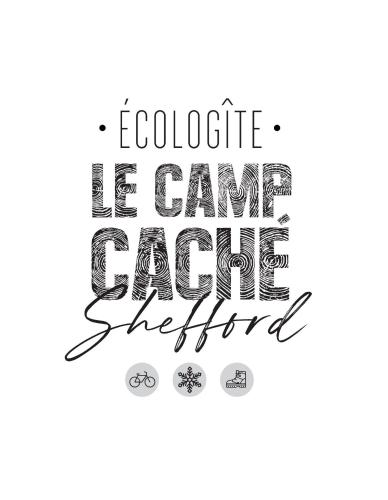 a script font for a game called crate shorthand at Le Camp Caché Shefford in Shefford