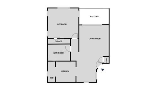 Půdorys ubytování Sunnyvale 1br w sauna gym pool near highways SFO-1409