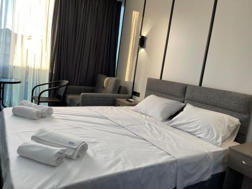 Postel nebo postele na pokoji v ubytování HOTEL SOBRANIE