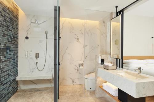 Koupelna v ubytování Fairfield by Marriott Zibo