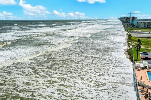 a view of the ocean from the beach at Ocean Jewel Condos Unit 244 in Daytona Beach