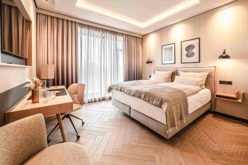Postel nebo postele na pokoji v ubytování Fasson Hotel