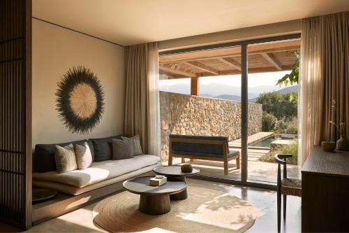 Χώρος καθιστικού στο Minos Palace Resort - Adults Only