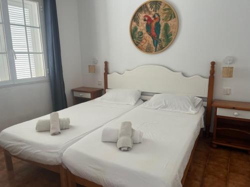 Posteľ alebo postele v izbe v ubytovaní Buenas vistas