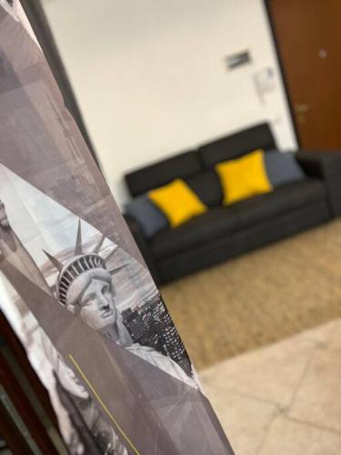 Posezení v ubytování APPARTAMENTO ATTiCO CON TERRAZZO FIBI