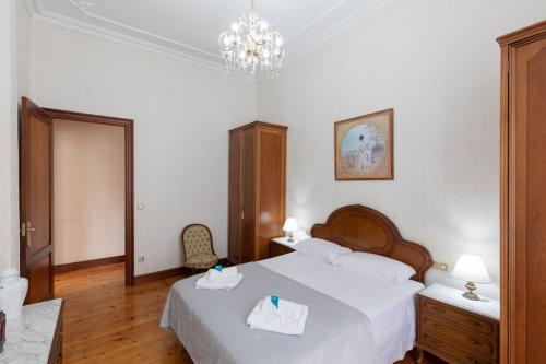 Cama o camas de una habitación en Jauregi - baskeyrentals