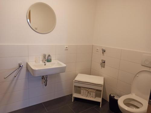 Koupelna v ubytování Gästewohnung Fischer