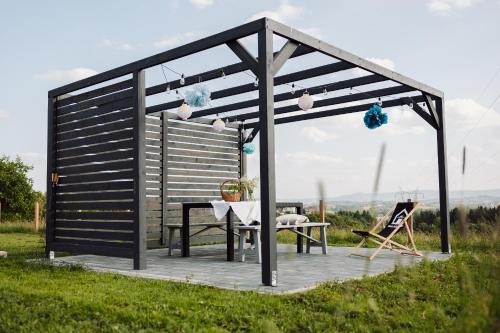 Jardín al aire libre en Osada Przejrzysko