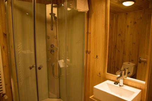 Koupelna v ubytování Hostal Mundo Nuevo