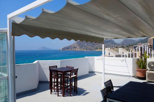 Ático Calpe primera línea de playa