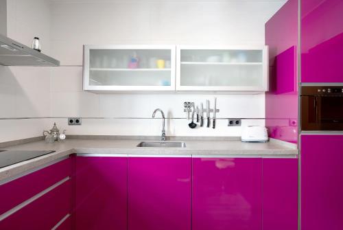 Dapur atau dapur kecil di Reina's