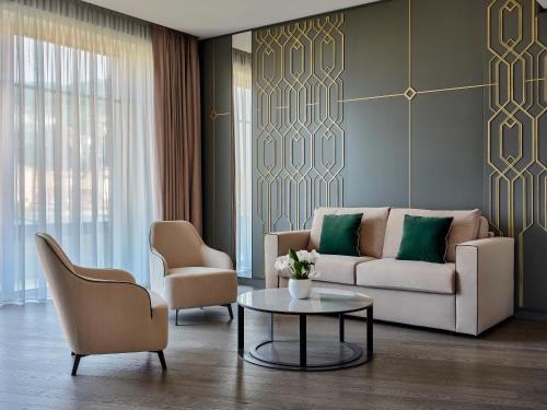 Posezení v ubytování Boutique Hotel Stresa