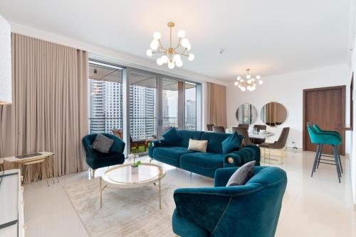 Fotografie z fotogalerie ubytování Luxury 2 Bedroom Apt-Burj Khalifa view-Walk to Dubai Mall v Dubaji