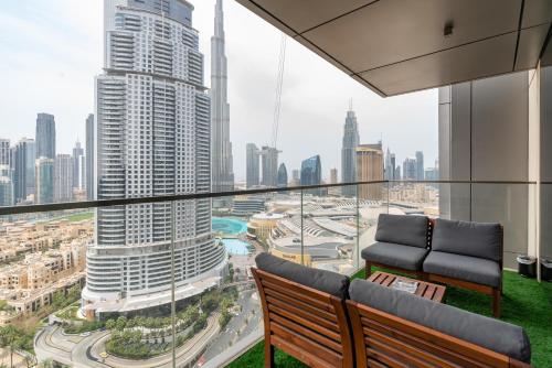 Fotografie z fotogalerie ubytování Luxury 2 Bedroom Apt-Burj Khalifa view-Walk to Dubai Mall v Dubaji