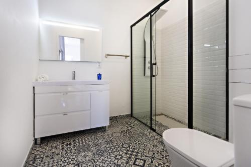 Ванная комната в Alagoa Apartments