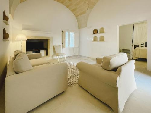 Χώρος καθιστικού στο Masseria Paralupi