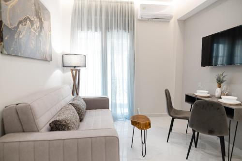 Et opholdsområde på M10 Central Apartments Alexandroupolis