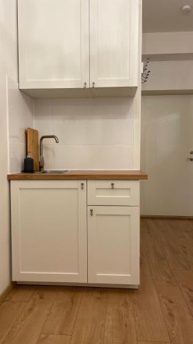Dapur atau dapur kecil di Mini Wind Apartment