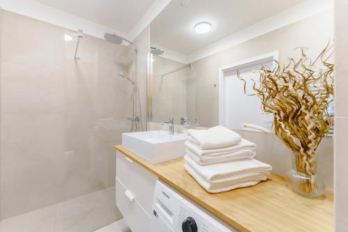 Apartament SAIL SurfingBird Dźwirzyno tesisinde bir banyo