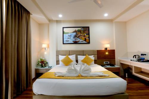 Cama o camas de una habitación en Hotel Dolphin Grand