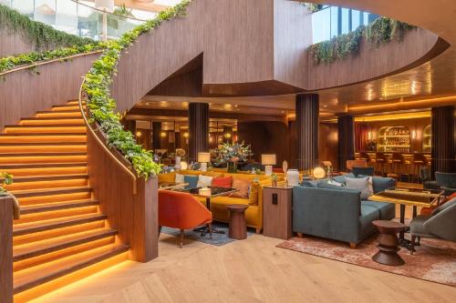 Ruang duduk di Hôtel Burdigala by Inwood Hotels