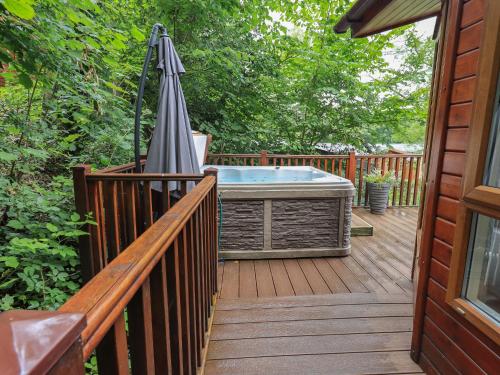 Balkón nebo terasa v ubytování Acorn Bank Lodge